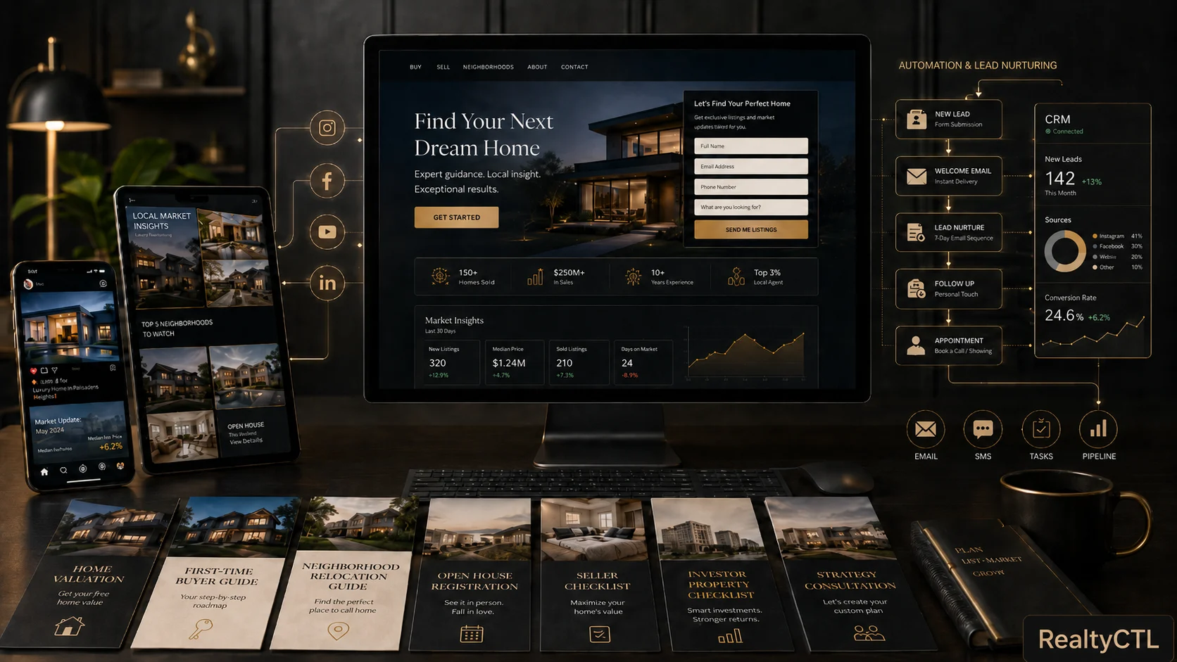 ctas for realtor social media